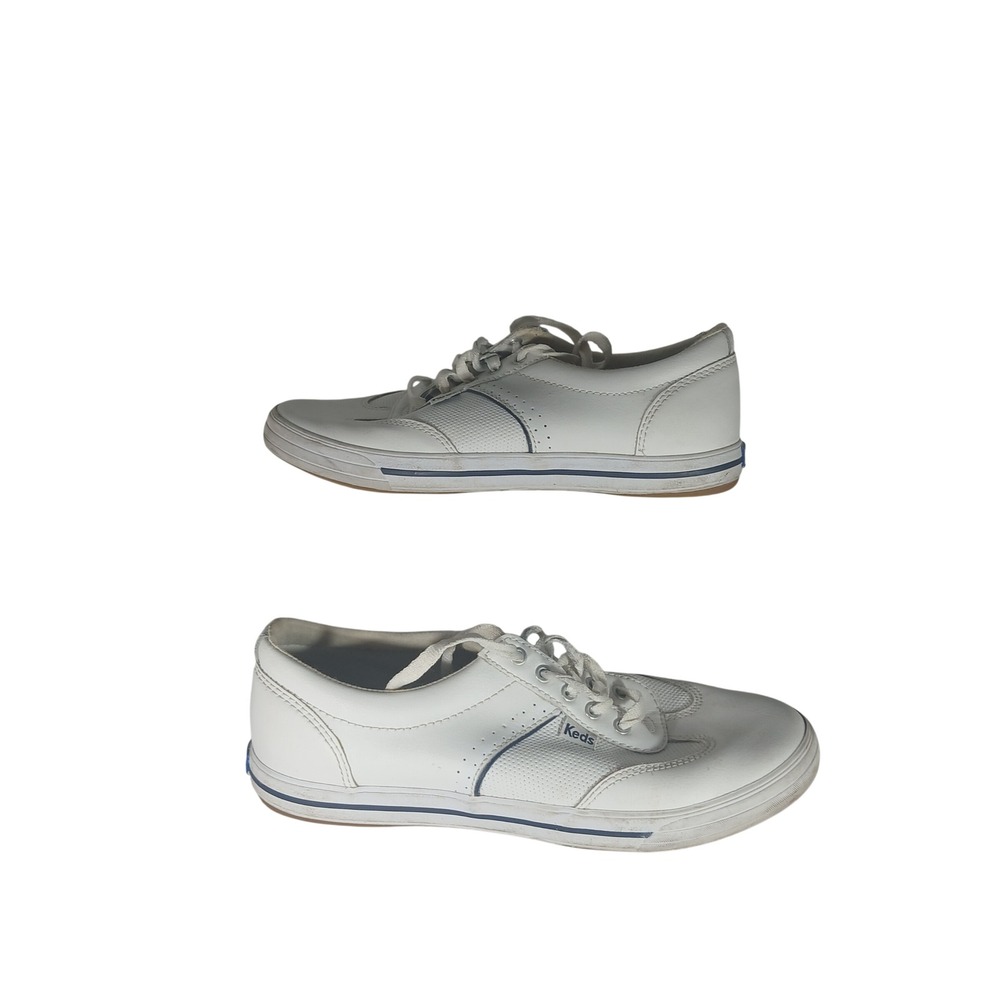 Keds WH60071 Sneakers 7.5 White Blue Low Top Dream Foam Memory Foam Classic